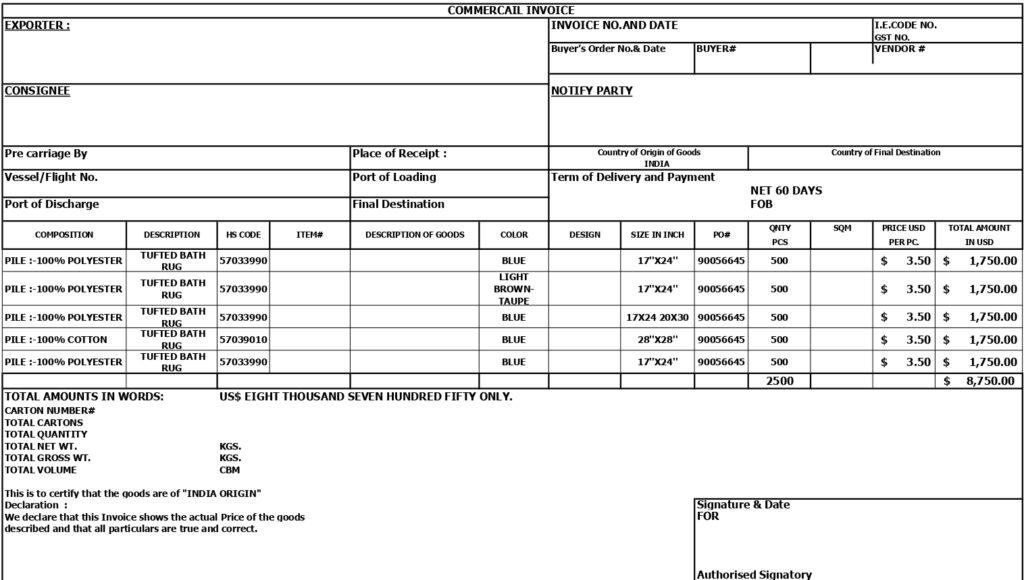 PACKING LIST allcontainertracking